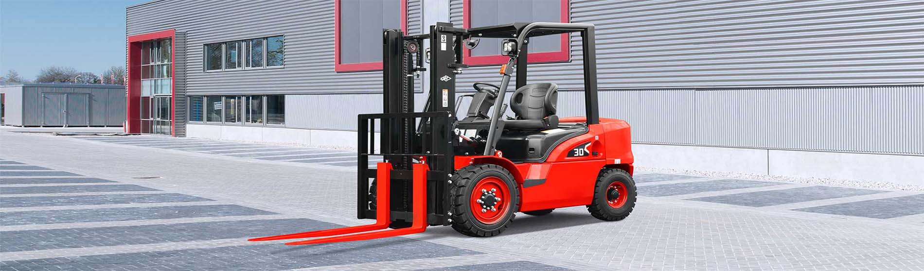 Forklift hire Potters Bar unloading pallets from a commercial truck